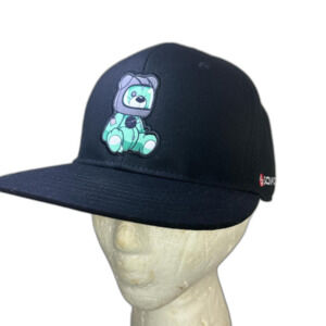 Southpole Men's Black and Green Astronaut Bear Hat